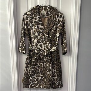 Vertigo Paris Animal Print Coat